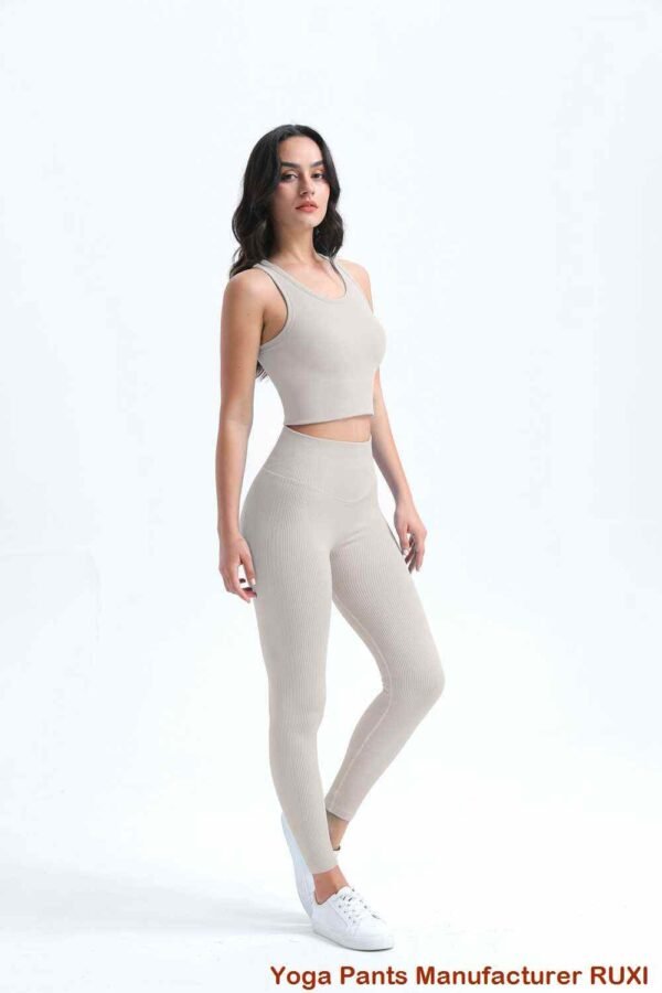 Pantalon de yoga bootcut en coton pour femme Ruxi ci404