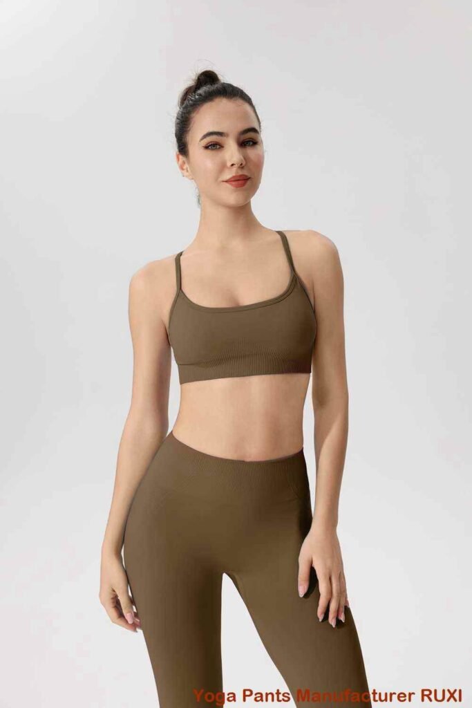 Hauts de yoga confortables en coton pour femmes Ruxi ci755