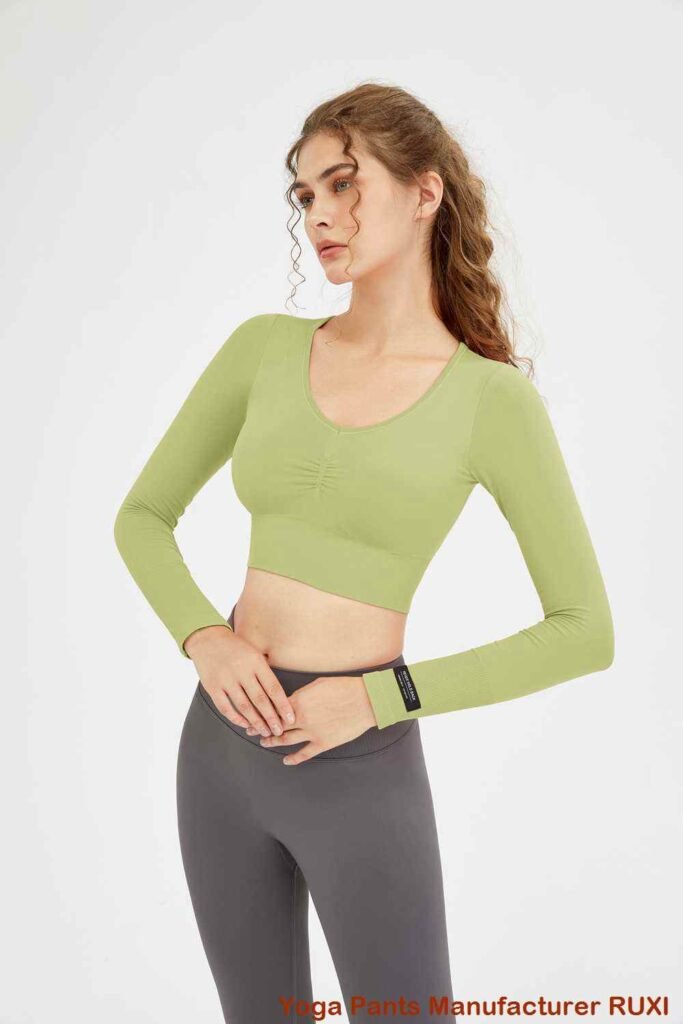 Pantalon de yoga taille haute à jambes larges pour femmes