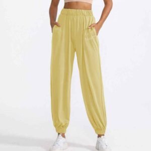 pantalon de yoga à jambe large capri Ruxi ci918