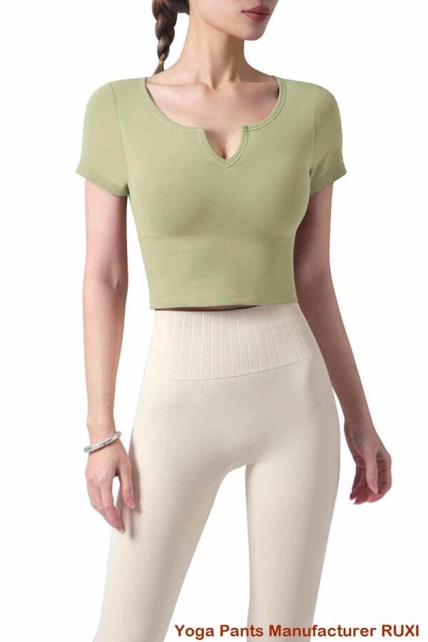 Pantalon de yoga froncé élégant et confortable Ruxi ci497