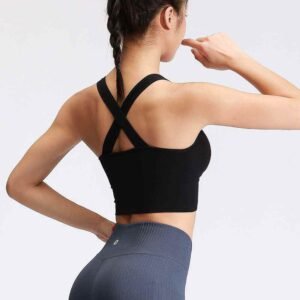 Pantalon de yoga évasé marron élégant et confortable Ruxi