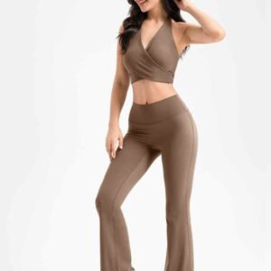 pantalon de sport marron Ruxi ci868