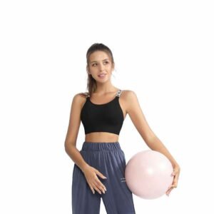 Haut de yoga rouge pour femme élégant et confortable Ruxi
