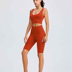 Legging de yoga évasé taille haute pour femme Ruxi ci300