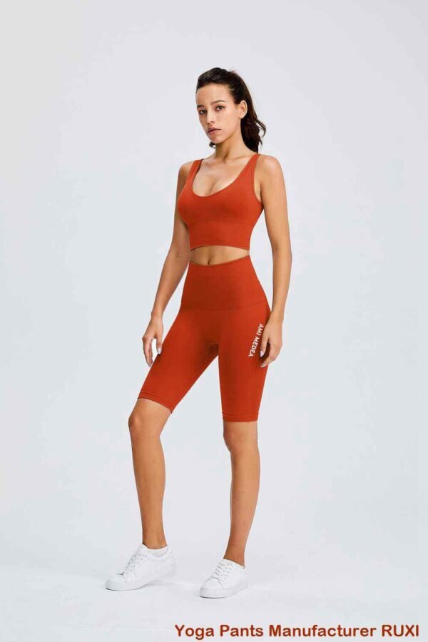 Legging de yoga évasé taille haute pour femme Ruxi ci300
