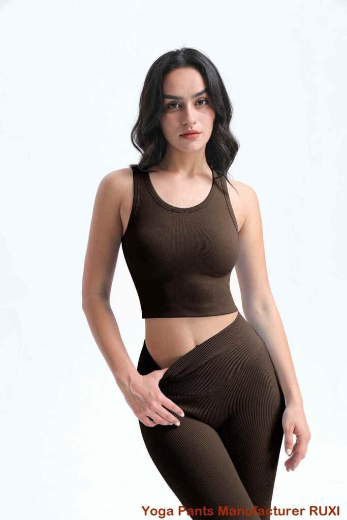 Legging taille haute avec poches pour femme Ruxi ci793