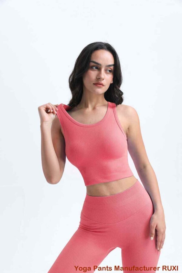 pantalon de yoga rose clair Ruxi ci479