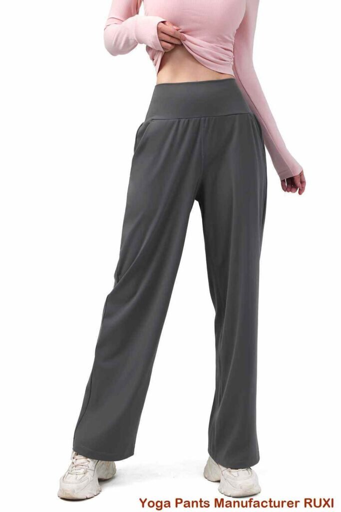 Legging de sport taille haute noir pour femme Ruxi ci658