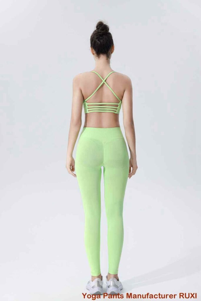 Pantalon de yoga rose à rabat pour femme Ruxi ci129