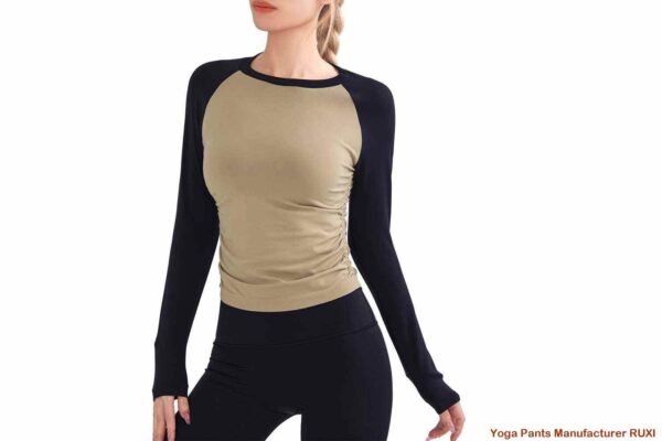 Soutien gorge de sport orange fluo pour femmes actives