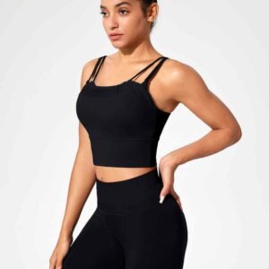 Pantalon d'exercice à jambe large et coupe confortable