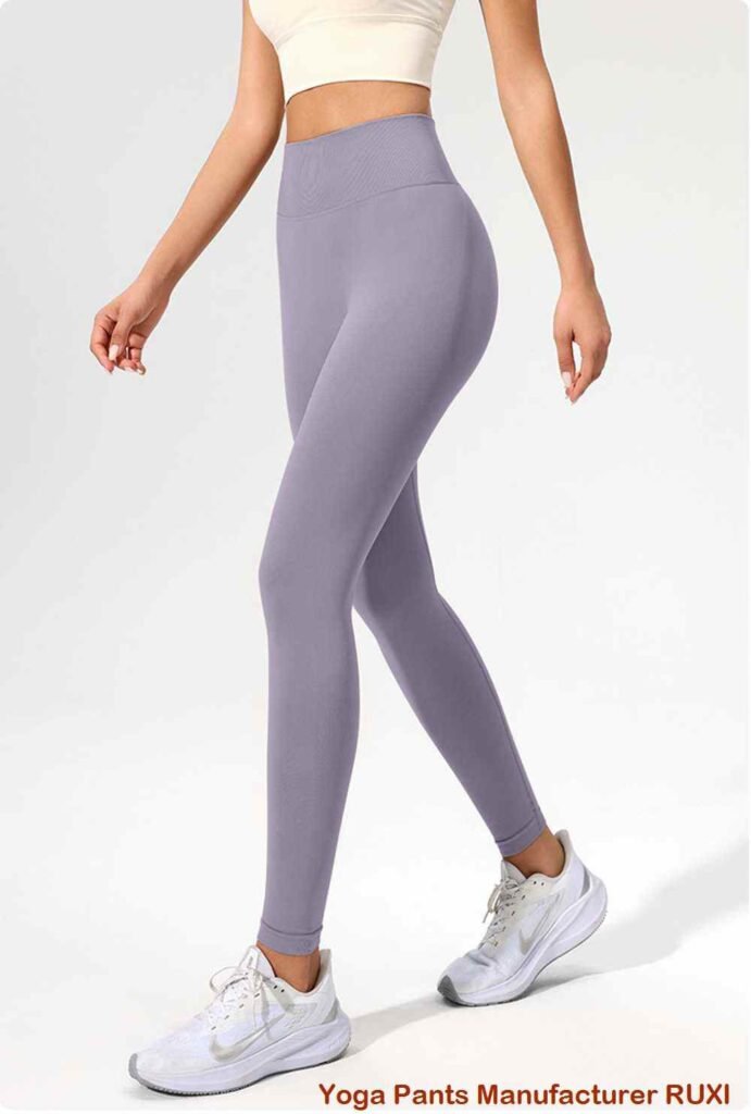 Legging taille haute avec devant en V pour femme Ruxi