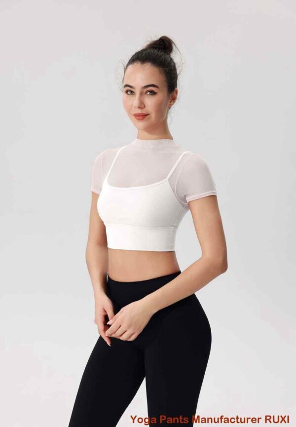 Gilet de golf blanc pour femme léger et élégant Ruxi