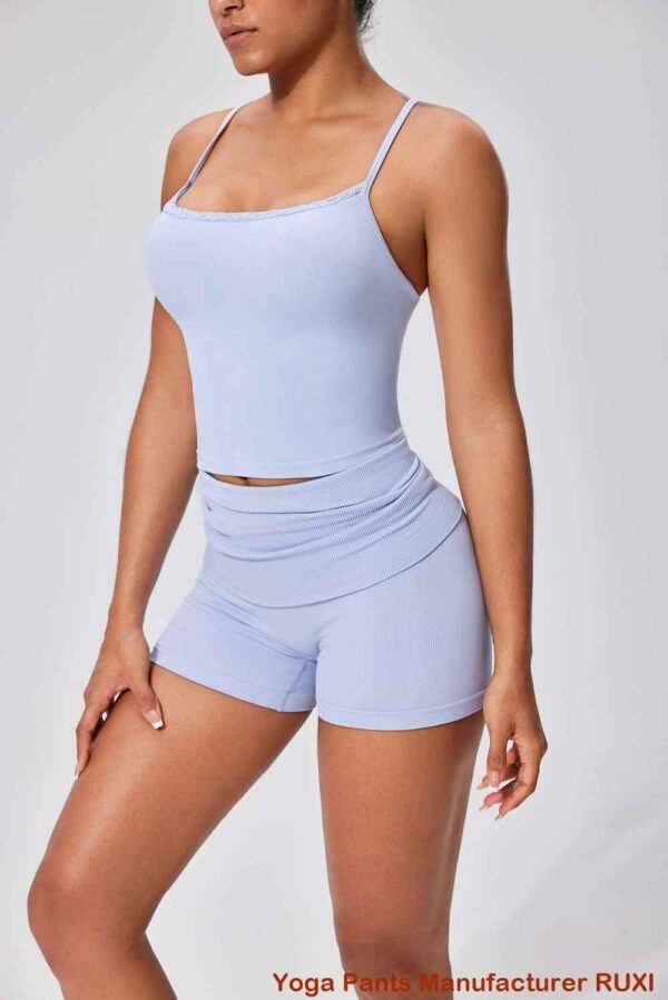 Short de course orange vif pour un style de vie actif Ruxi
