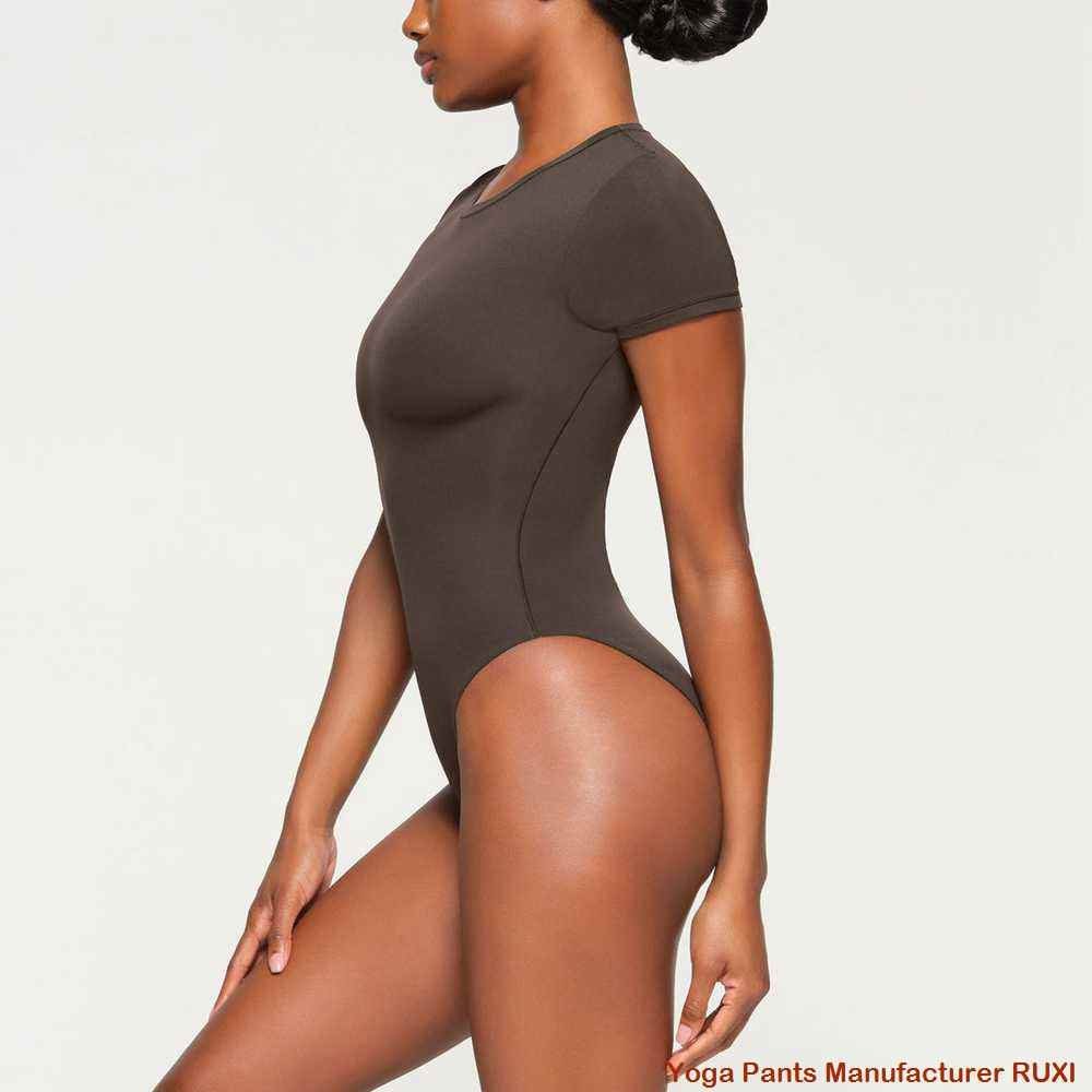 Legging taille haute évasé rouge Ruxi ci191