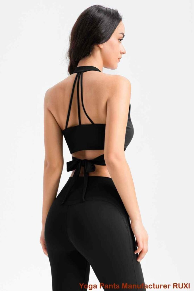 Short cycliste taille haute noir pour femme Ruxi ci2978