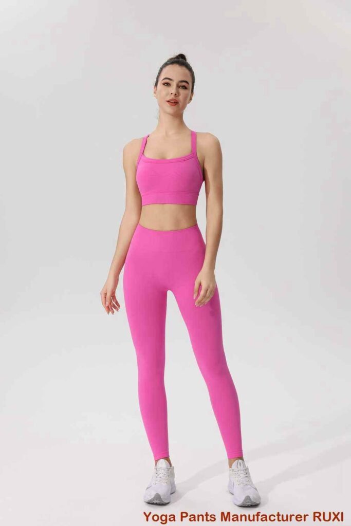 Short de yoga taille haute noir pour femme Ruxi ci3619