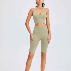 pantalon de yoga à cordon de serrage Ruxi ci376
