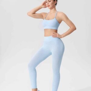 Pantalon de yoga coupe droite avec poches Ruxi ci256