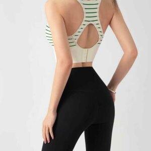 Soutien gorge de sport à bretelles spaghetti pour femme